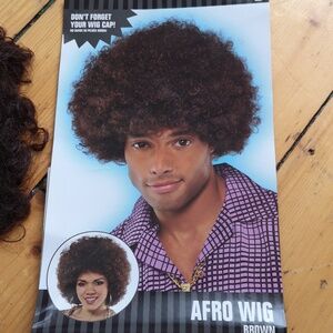 Brunette Afro Wig